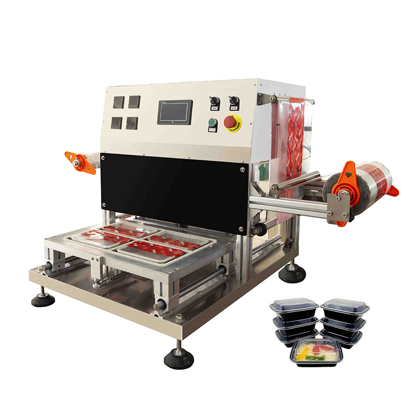 Plastic Food Container Seal Machine Wenzhou Rongjun Packing Machinery
