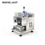 Automatic Suction Film Sealing Machine Pneumatic Tray Sealer Cheese Roasted Durian Foil Tray Sealing for Cosmetic Cotton Pads