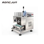 Automatic Suction Film Sealing Machine Pneumatic Tray Sealer Cheese Roasted Durian Foil Tray Sealing for Cosmetic Cotton Pads