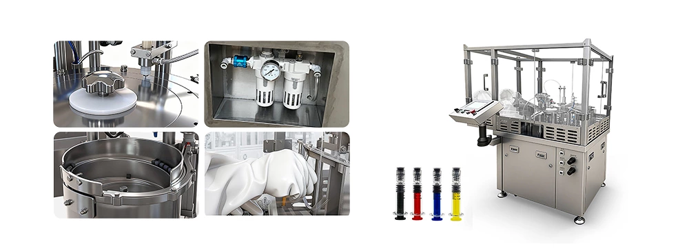 Rsl-30s Plastic Syringe Filling And Plugging Machine