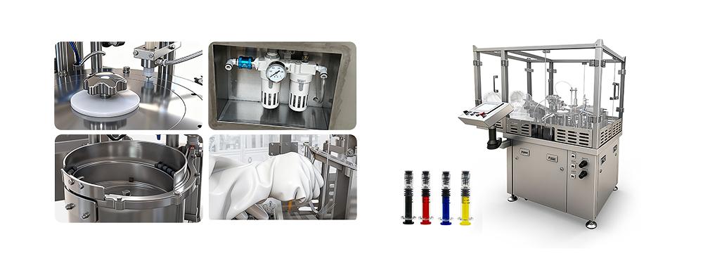 Rsl-30s Plastic Syringe Filling And Plugging Machine