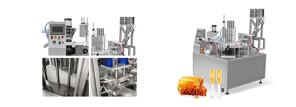 RJZP-00 Rotary Honey Spoonfilling And Sealing Machine