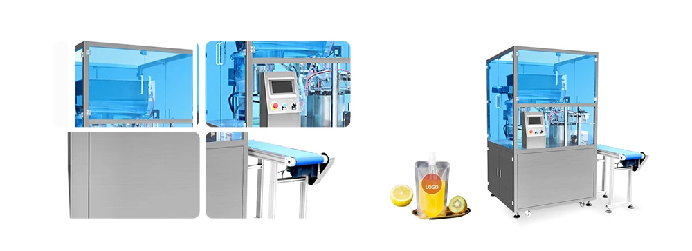 Zld-3 Fully Auto Self-supporting Bagfilling Rotary Capping Machine