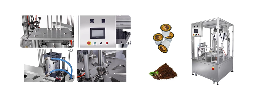 RJW-2 Turntable Coffee Capsule Filling Machine