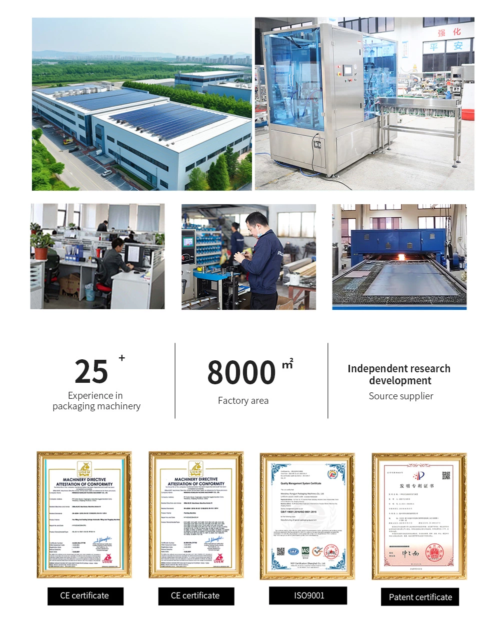 Zld-3 Fully Auto Self-supporting Bagfilling Rotary Capping Machine