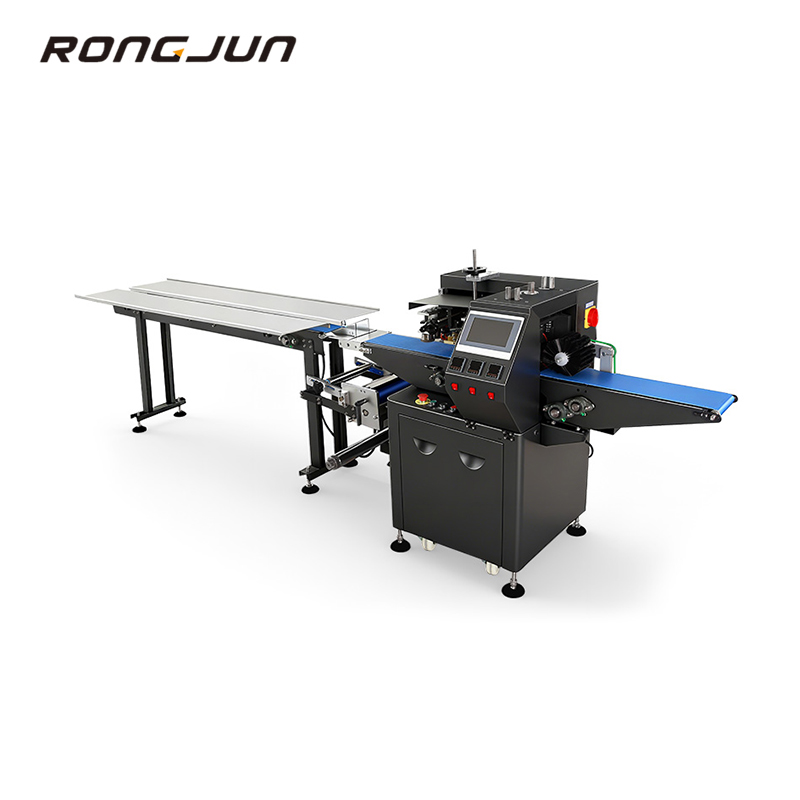 RJW280black  Spray Plastic Servo Hardware Pillow Packaging Machine