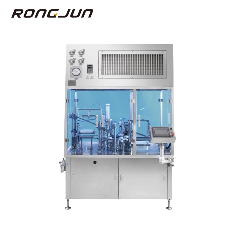 RPZ50-1N Vacuum Filling And Plugging Machine For Glass Pre-filling And Sealing Syringe