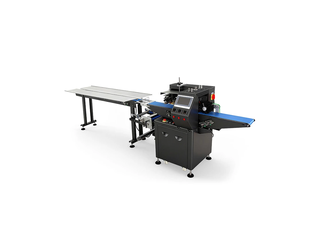 RJW280black  Spray Plastic Servo Hardware Pillow Packaging Machine