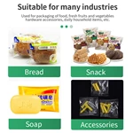 RJW280black  Spray Plastic Servo Hardware Pillow Packaging Machine