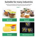 RJW280black  Spray Plastic Servo Hardware Pillow Packaging Machine