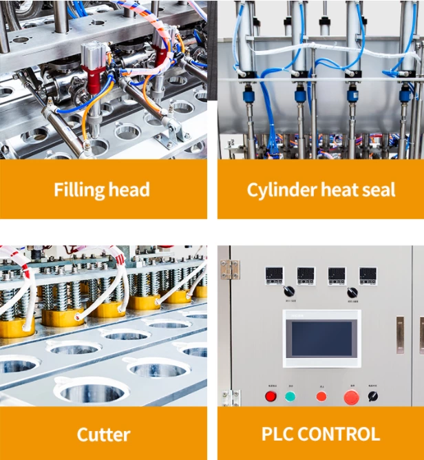 Automatic Cup Filling and Sealing Machine