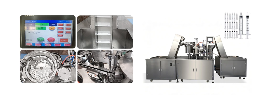 RJS-80 Pre-filling syringe filling and stuffing machine